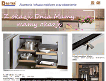 Tablet Screenshot of dacter.pl